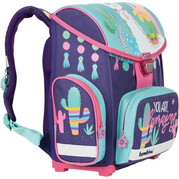 Ghiozdan St.Right PREMIUM V Llama, 14 x 27 x 36 cm Ghiozdan St.Right PREMIUM V Llama, 14 x 27 x 36 cm