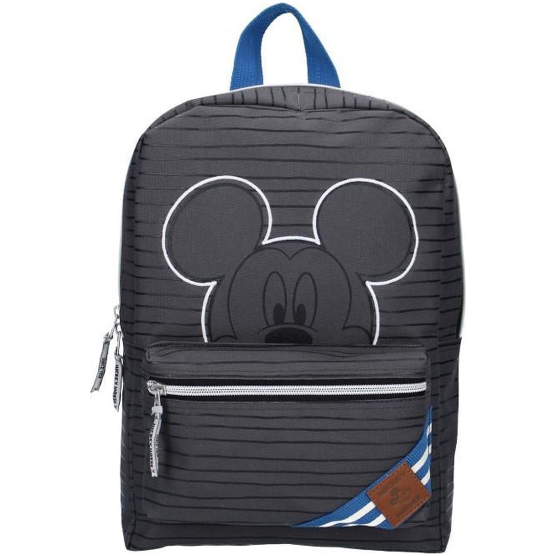 Ghiozdan Disney Fashion Mickey Mouse Peep, gri, mic, 12 x 23 x 33 cm