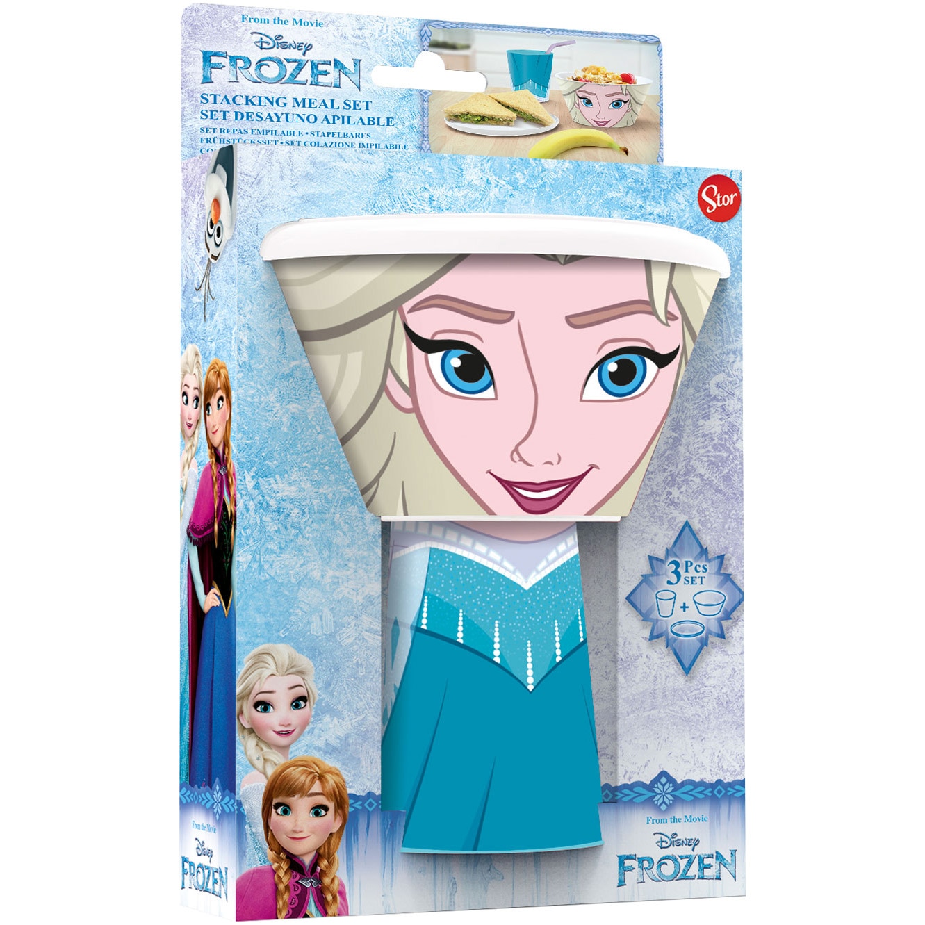 Set pahar, bol si farfurie Frozen