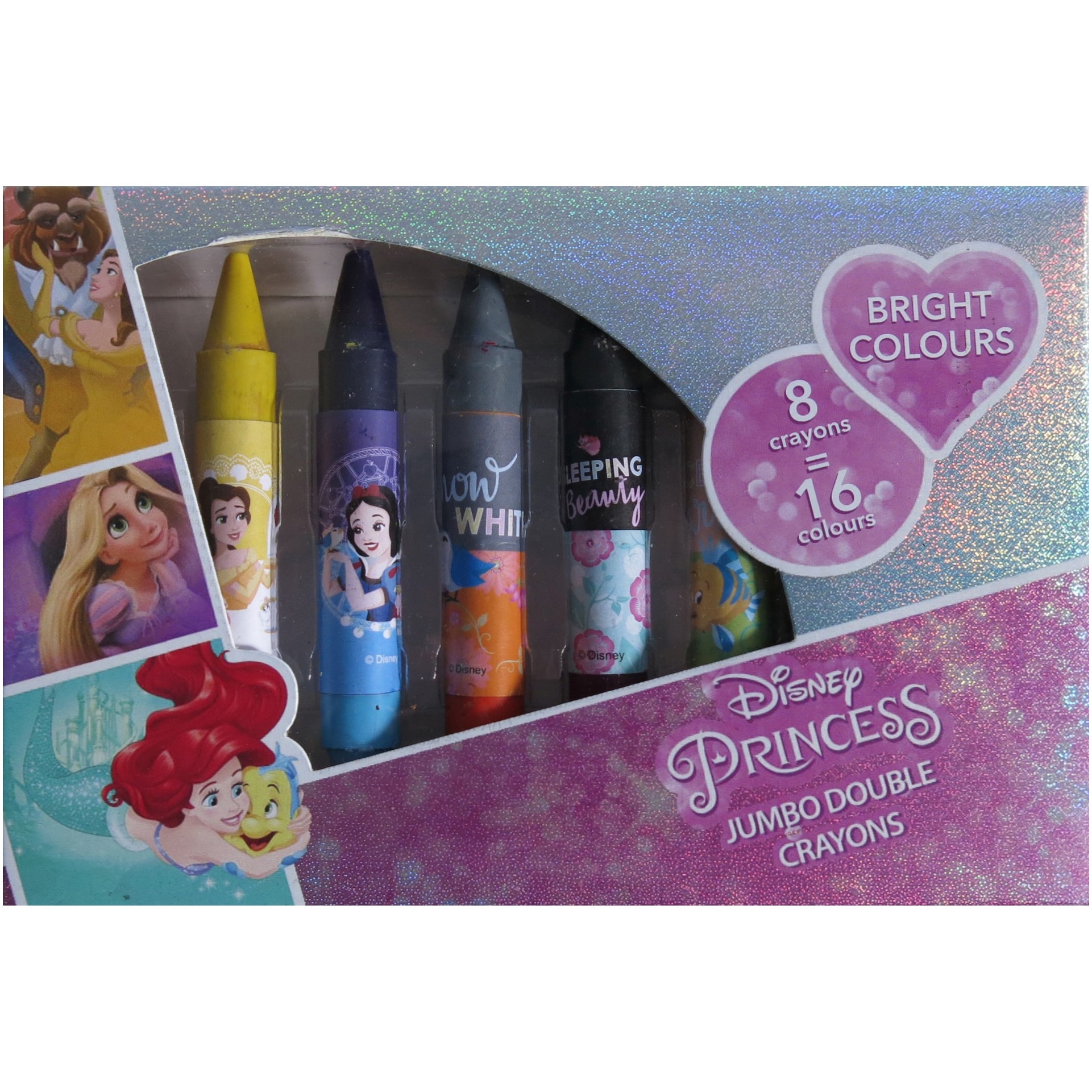 Set 12 creioane duble Princess jumbo