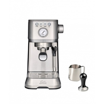 Espressor profesional Solis, Barista Perfetta Plus, 1170, cu filtru de apa BRITA, dispozitiv de spumare a laptelui, capacitate 1.7 L, presiune mare 15 bari, 1700W, inox Espressor profesional Solis, Barista Perfetta Plus, 1170, cu filtru de apa BRITA, dispozitiv de spumare a laptelui, capacitate 1.7 L, presiune mare 15 bari, 1700W, inox