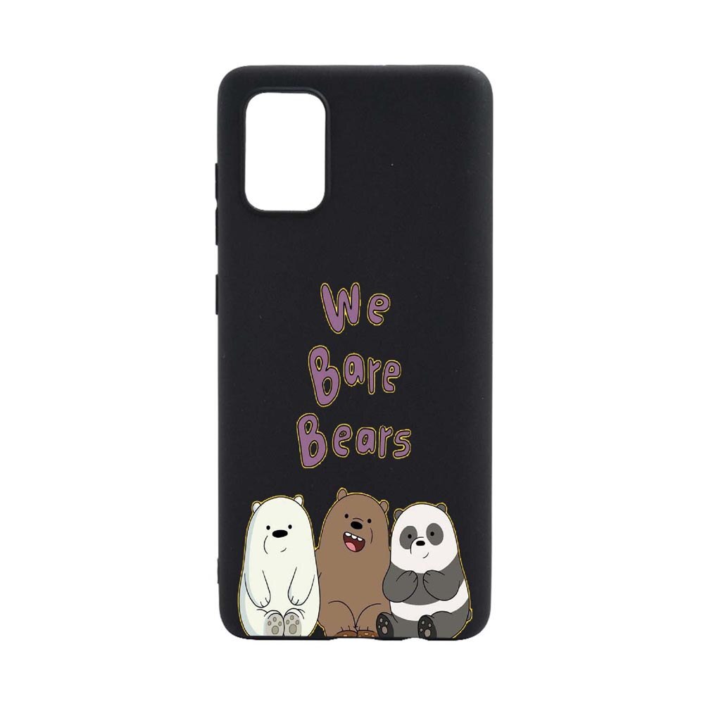 Husa Samsung Galaxy A51, We Bare Bears, rezistenta la uzura, anti-alunecare, din silicon Premium, B588