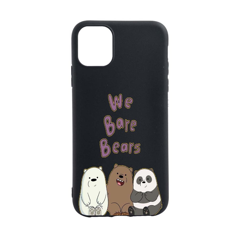 Husa Apple iPhone 11 Pro Max, We Bare Bears, rezistenta la uzura, anti-alunecare, din silicon Premium, B588