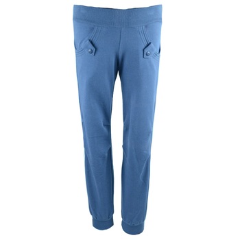 Pantaloni sport pentru fete Atut 2368, Bleumarin, 122 cm Pantaloni sport pentru fete Atut 2368, Bleumarin, 122 cm