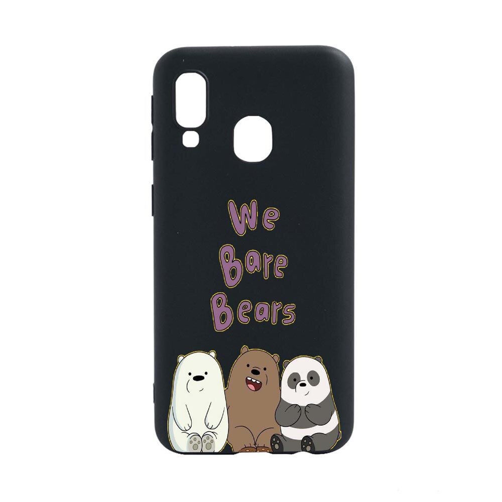 Husa Samsung Galaxy A40, We Bare Bears, rezistenta la uzura, anti-alunecare, din silicon Premium, B588