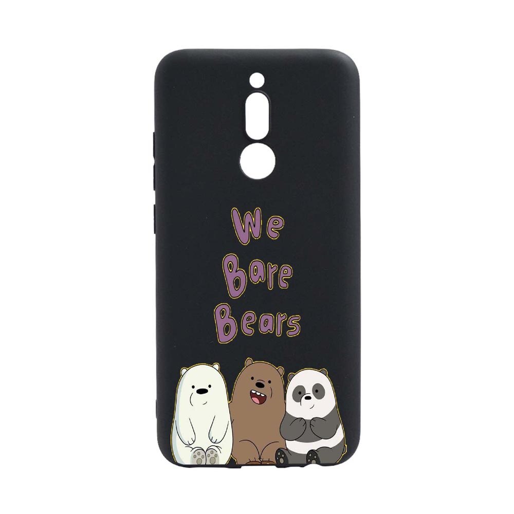 Husa Xiaomi Redmi 8, We Bare Bears, rezistenta la uzura, anti-alunecare, din silicon Premium, B588
