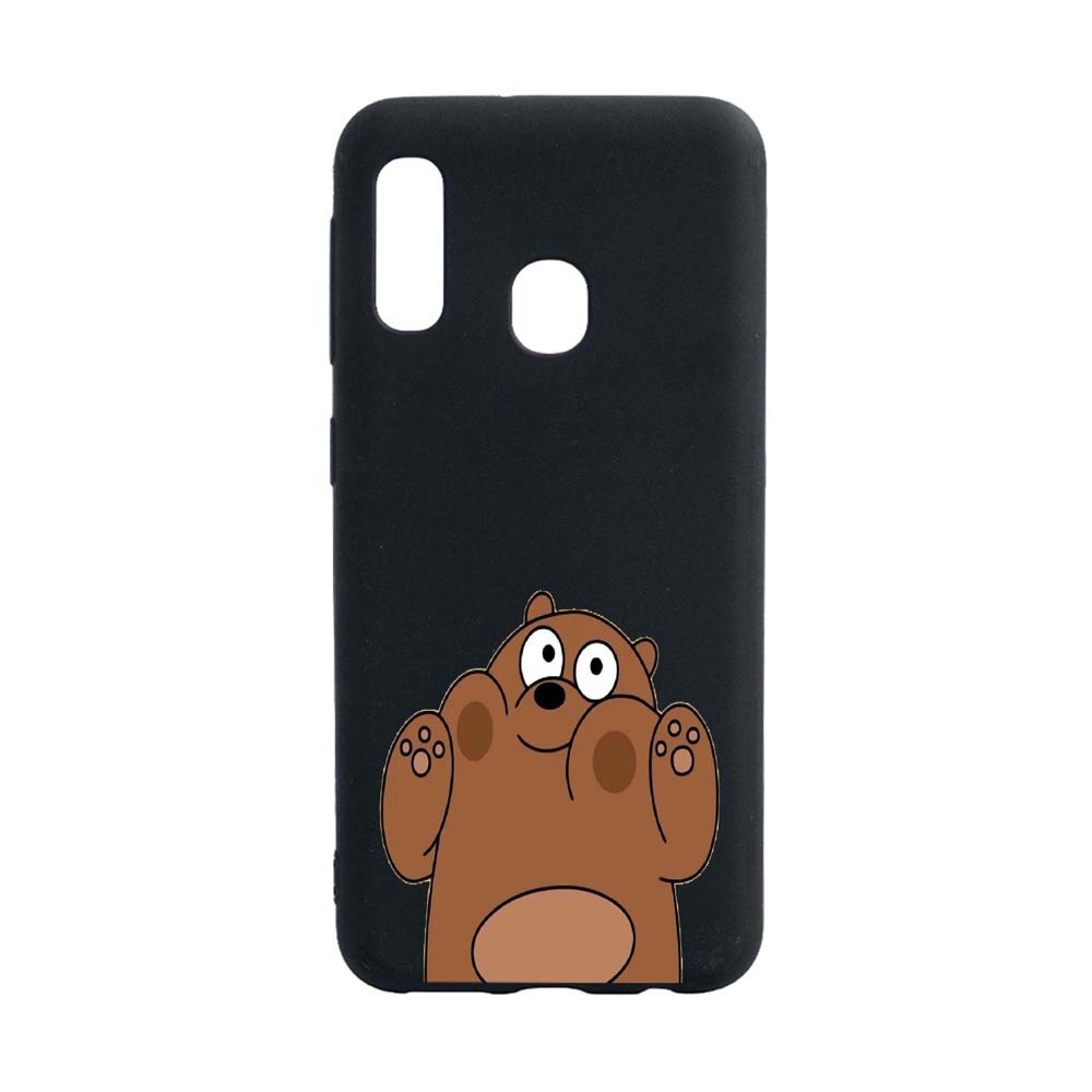 Husa Samsung Galaxy A20E, Bear, rezistenta la uzura, anti-alunecare, din silicon Premium, B589