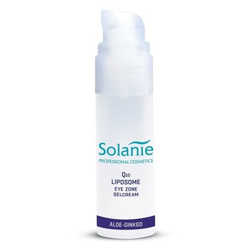 Crema gel antirid pentru ochi cu lipozomi Q10, Solanie, 15 ml Crema gel antirid pentru ochi cu lipozomi Q10, Solanie, 15 ml
