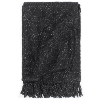 Patura decorativa vidaXL, Poliester, 125 x 150 cm, Antracit Patura decorativa vidaXL, Poliester, 125 x 150 cm, Antracit