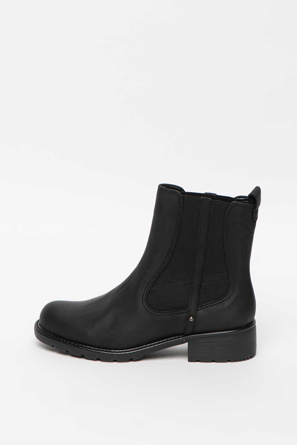 Clarks, Ghete Chelsea de piele Orinoco Club, Negru, 4