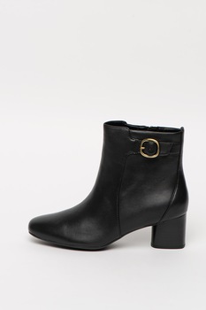 Clarks, Botine din piele Un Cosmo Vibe, Negru, 3.5 Clarks, Botine din piele Un Cosmo Vibe, Negru, 3.5