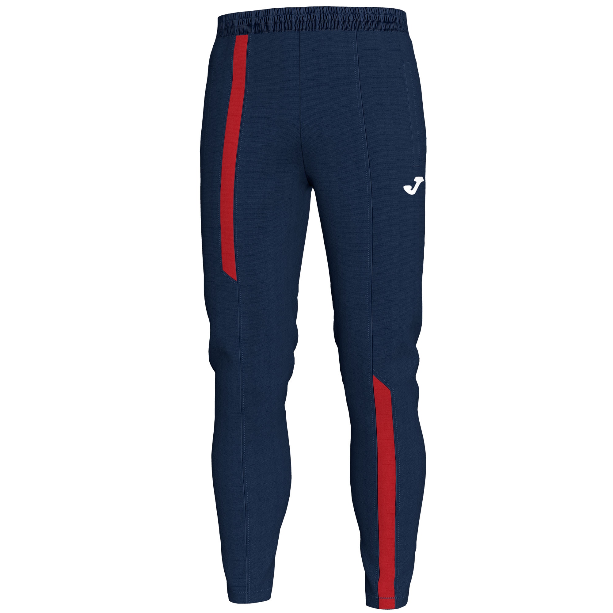 Pantaloni sport Joma Supernova semi-slim, antrenament, Bleumarin/Rosu, marimea S