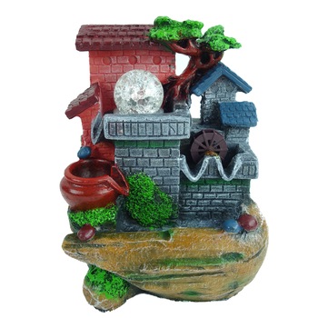 Fantana decorativa, electrica, 28 cm, moara, Multicolor Fantana decorativa, electrica, 28 cm, moara, Multicolor