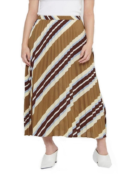 Дамска дълга пола-плисе Only Alma Poly Plisse Skirt, toasted coconut/sahara, 40 EU