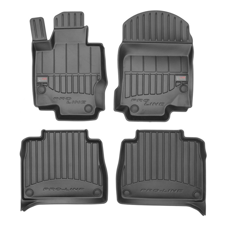 Set 4xCovoare auto, Frogum, Pentru MERCEDES GLE II W167 2019, Cauciuc, Negru