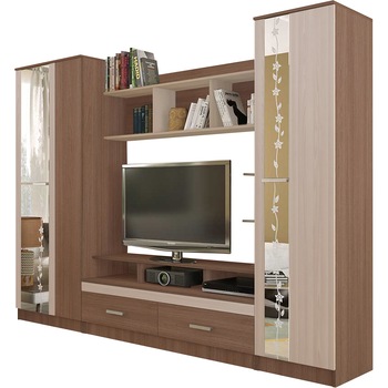 Set Living, ATLANTIDA 3 , 280X53X213cm, Frasin Inchis/Frasin Deschis Set Living, ATLANTIDA 3 , 280X53X213cm, Frasin Inchis/Frasin Deschis