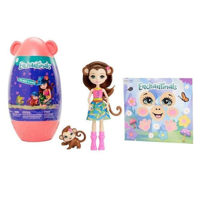 Set de joaca Merit Monkey si Compass in ou surpriza EnchanTimals