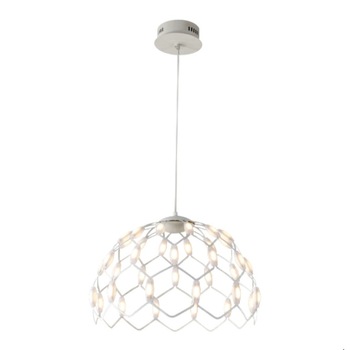 Candelabru led, suspendat, de culoare alba Vanesa36w, diametru 500mm Candelabru led, suspendat, de culoare alba Vanesa36w, diametru 500mm