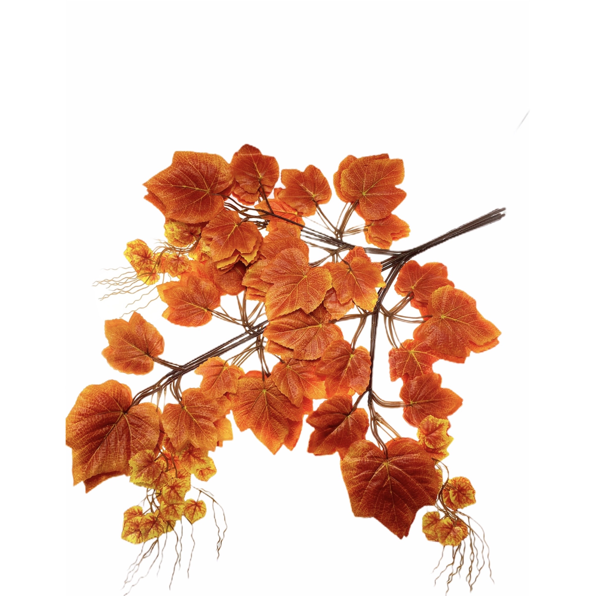 Set 5 plante artificiale decorative, caramiziu, 70x65