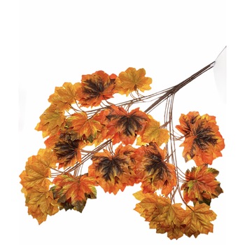 Set Atelier 5 frunze decorative, Galben, 70x65 Set Atelier 5 frunze decorative, Galben, 70x65