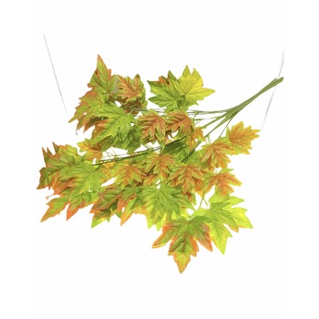 Set Atelier 5 frunze artificiale decorative, Verde, 70x65 Set Atelier 5 frunze artificiale decorative, Verde, 70x65