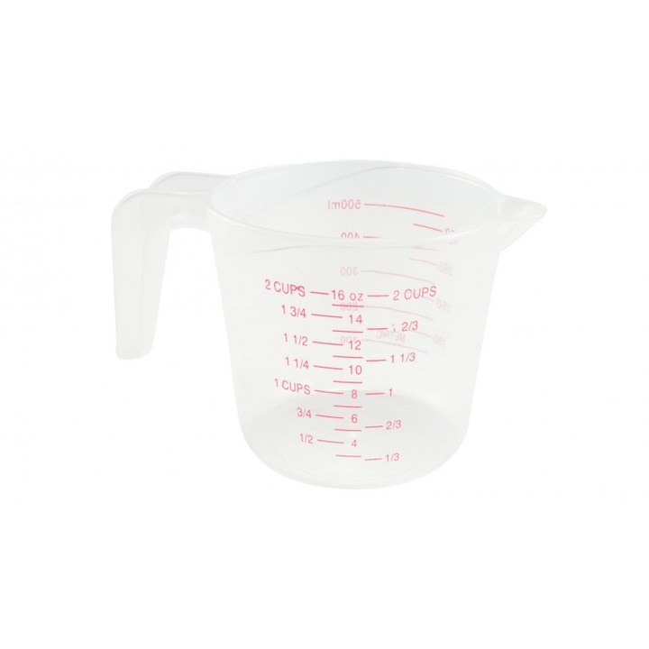 Cana gradata din plastic 500 ml,10x10cm