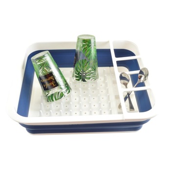 Uscator pentru vase din plastic si silicon, pliabil 36x31x12cm, Perfect Home Uscator pentru vase din plastic si silicon, pliabil 36x31x12cm, Perfect Home