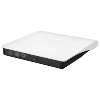 DVD writer extern, USB 3.0 Ultra subtire portabil DVD CD extern, Alb DVD writer extern, USB 3.0 Ultra subtire portabil DVD CD extern, Alb