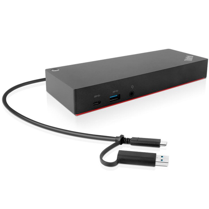 Докинг станция Lenovo ThinkPad TP Hybrid USB-C Dock - EU, черна