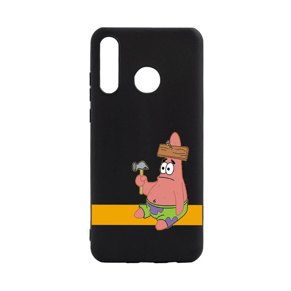 Husa Huawei P30 Lite, spongebob patrick star, rezistenta la uzura, anti-alunecare, din silicon Premium, B595