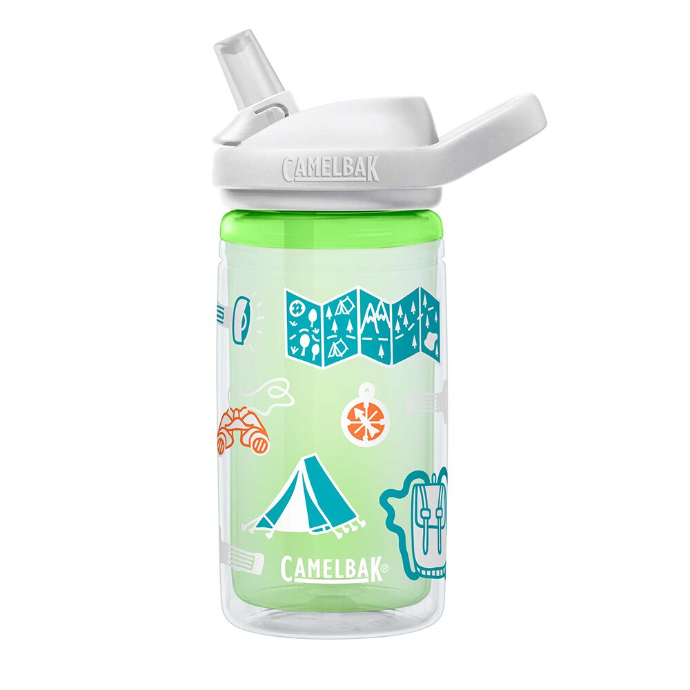 Bidon pentru apa Camelbak Eddy+ Kids Insulated, 0.4 L, Adventure Map