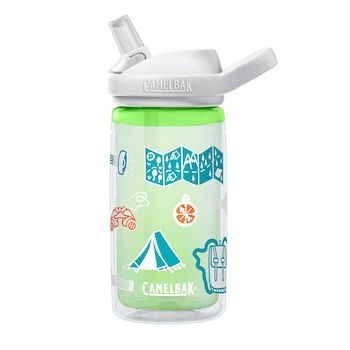 Bidon pentru apa Camelbak Eddy+ Kids Insulated, 0.4 L, Adventure Map Bidon pentru apa Camelbak Eddy+ Kids Insulated, 0.4 L, Adventure Map