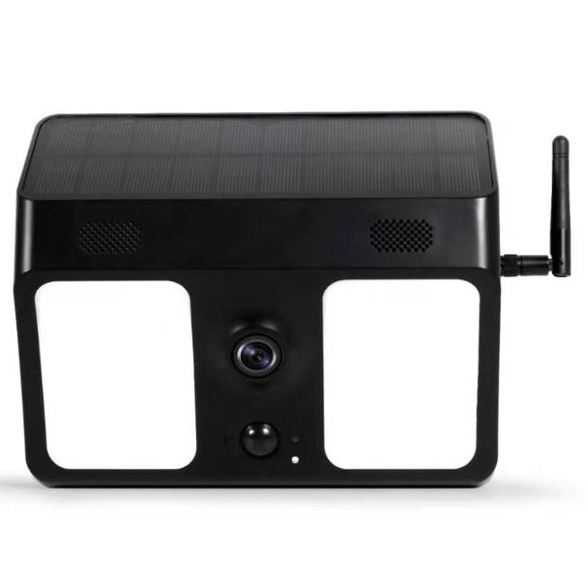 Camera de supraveghere cu incarcare solara si proiector LED incorporat, 2 Mp