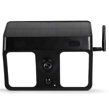 Camera de supraveghere cu incarcare solara si proiector LED incorporat, 2 Mp Camera de supraveghere cu incarcare solara si proiector LED incorporat, 2 Mp