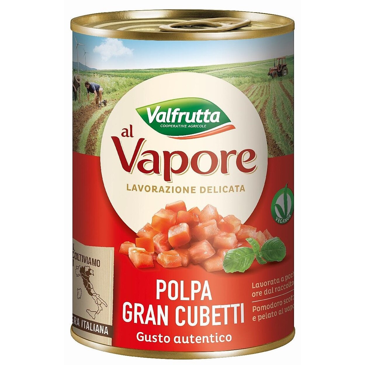 Pulpa de rosii Al Vapore 400gr Valfrutta