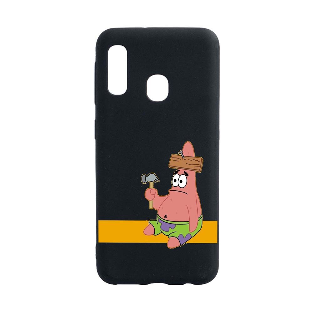 Husa Samsung Galaxy A20E, spongebob patrick star, rezistenta la uzura, anti-alunecare, din silicon Premium, B595