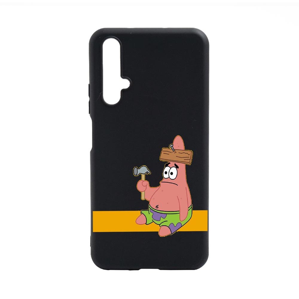 Husa Huawei Nova 5T, spongebob patrick star, rezistenta la uzura, anti-alunecare, din silicon Premium, B595