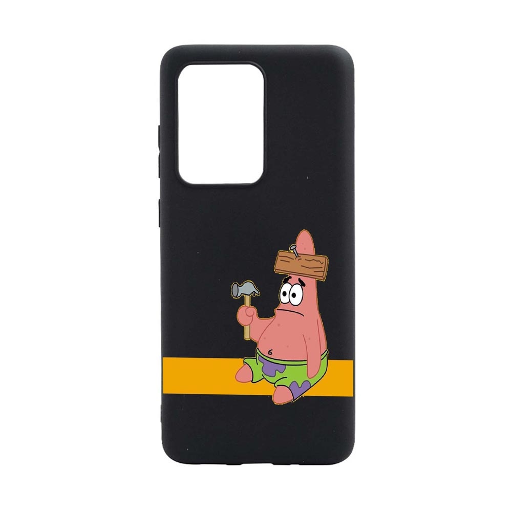 Husa Samsung Galaxy S20 Ultra, spongebob patrick star, rezistenta la uzura, anti-alunecare, din silicon Premium, B595