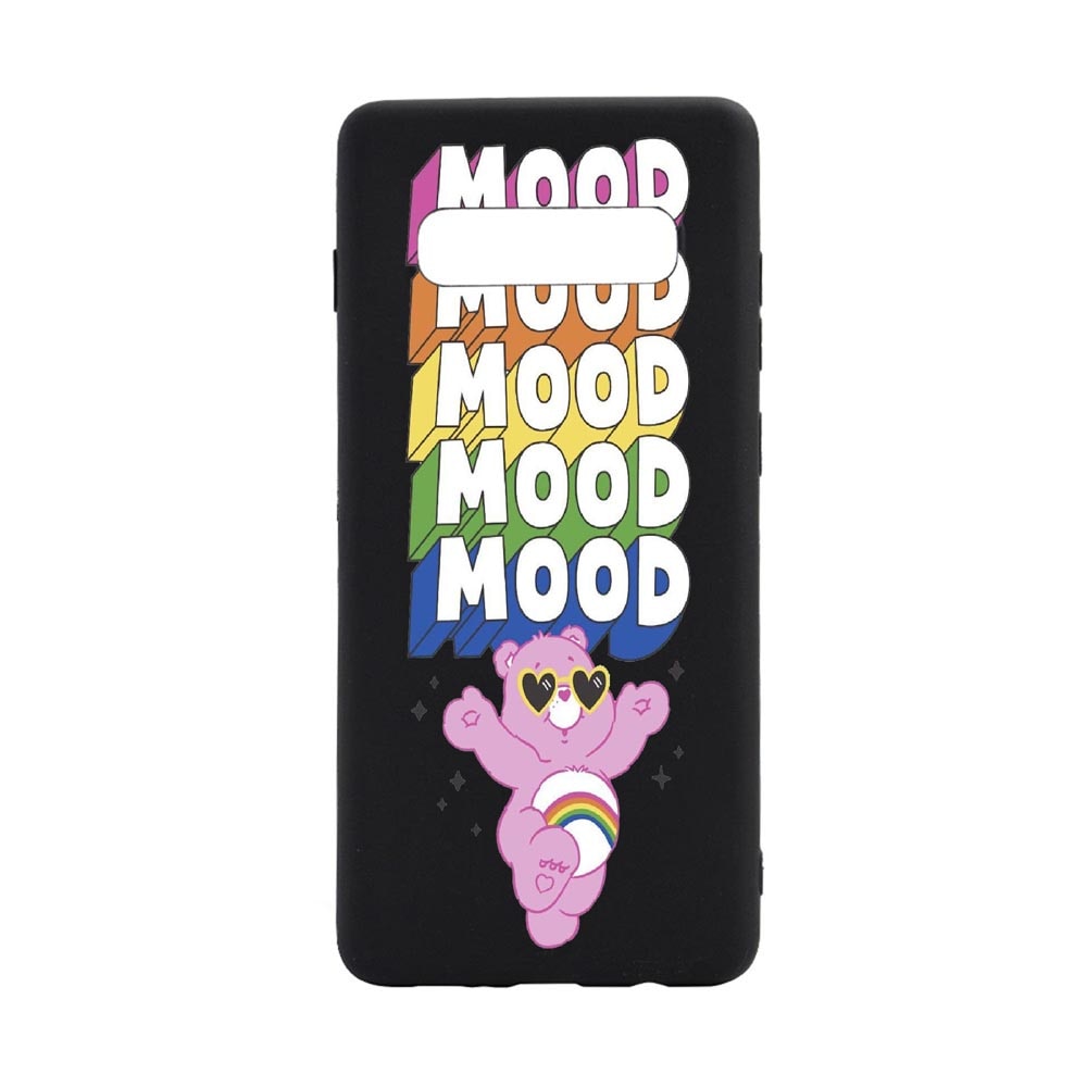 Husa Samsung Galaxy S10 Plus, Mood - Pink bear, rezistenta la uzura, anti-alunecare, din silicon Premium, B599