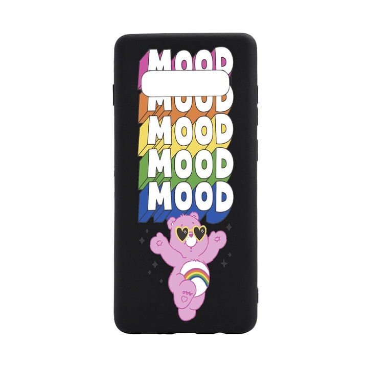 Силиконов калъф Unique за Samsung Galaxy S10 Plus, Mood - Pink bear, B599