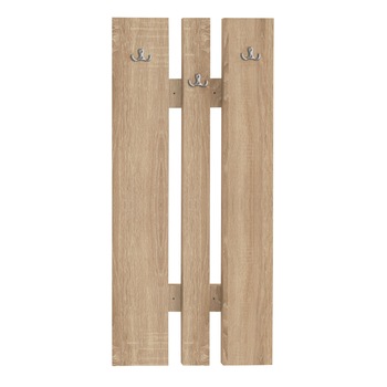 Cuier hol pentru perete IMK cu 6 agatatori, stejar bardolino, 45 x 3.2 x 92 cm Cuier hol pentru perete IMK cu 6 agatatori, stejar bardolino, 45 x 3.2 x 92 cm