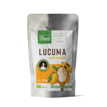 Lucuma pulbere raw eco 250g Obio Lucuma pulbere raw eco 250g Obio