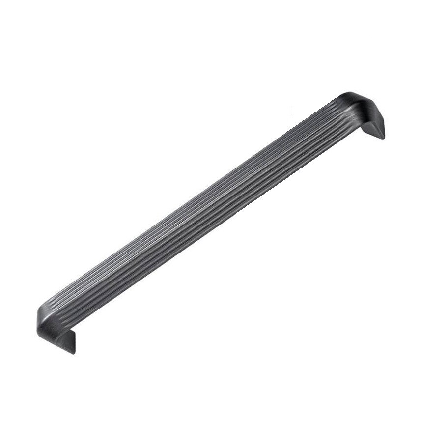 Maner pentru mobilier Lines, L:330 mm, finisaj gri cenusiu periat