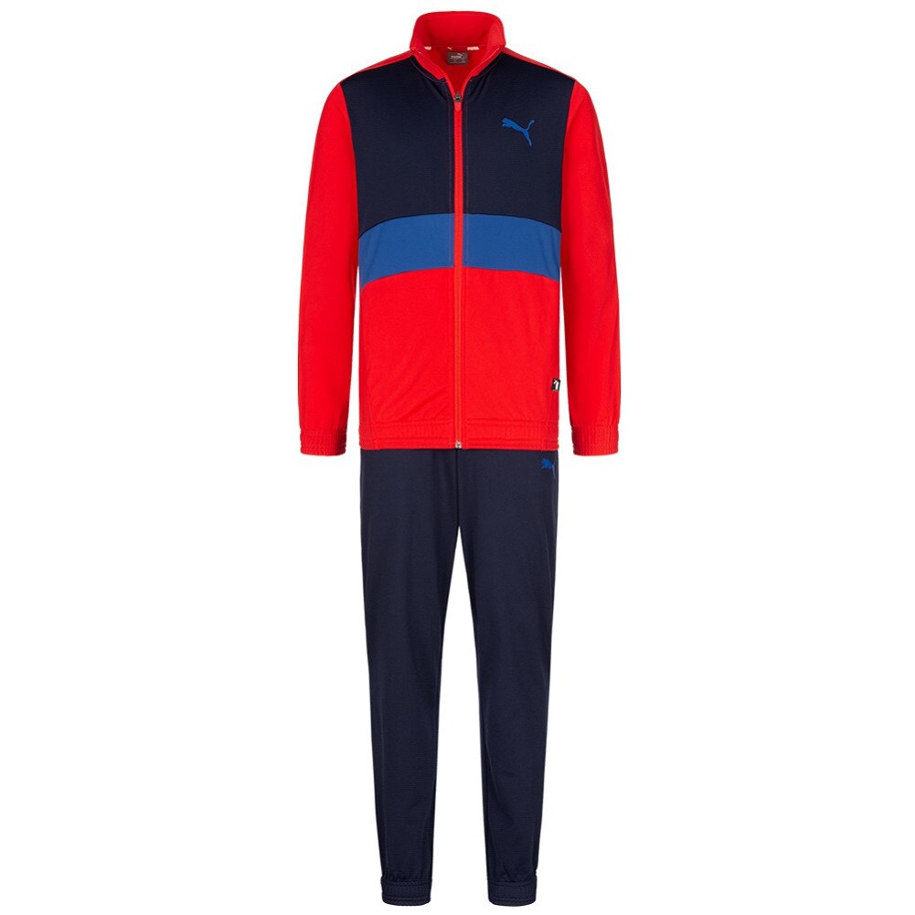 Trening copii Puma track suit poly, Rosu/Bleumarin