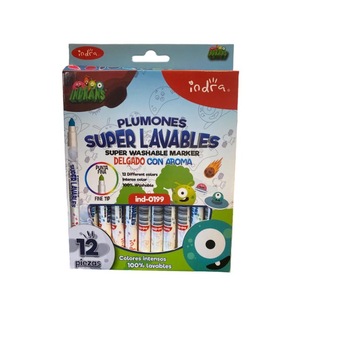 Set 12 carioci Super Lavabile, culori intense si aromate Set 12 carioci Super Lavabile, culori intense si aromate