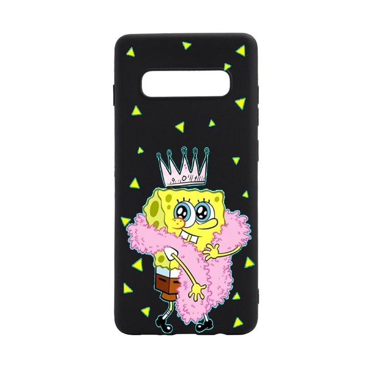 Силиконов калъф Unique за Samsung Galaxy S10 Plus, Spongebob, B597