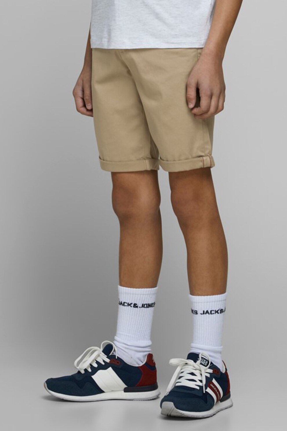 Jack&Jones, Pantaloni scurti chino, Maro camel