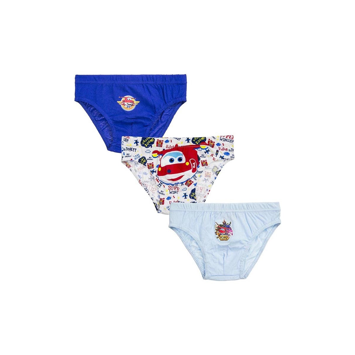 Set 3 perechi chiloti baieti Super Wings 5366, Multicolor