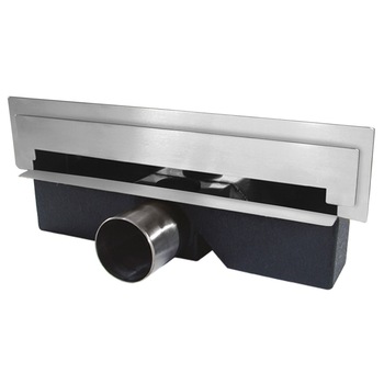 Rigola dus Ferro Wall slim incastrata in perete 300 mm, Dn40/50, otel inoxidabil Rigola dus Ferro Wall slim incastrata in perete 300 mm, Dn40/50, otel inoxidabil