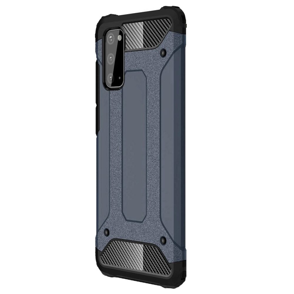 Husa Antisoc Forcell Armour pentru Samsung Galaxy A41, Navy